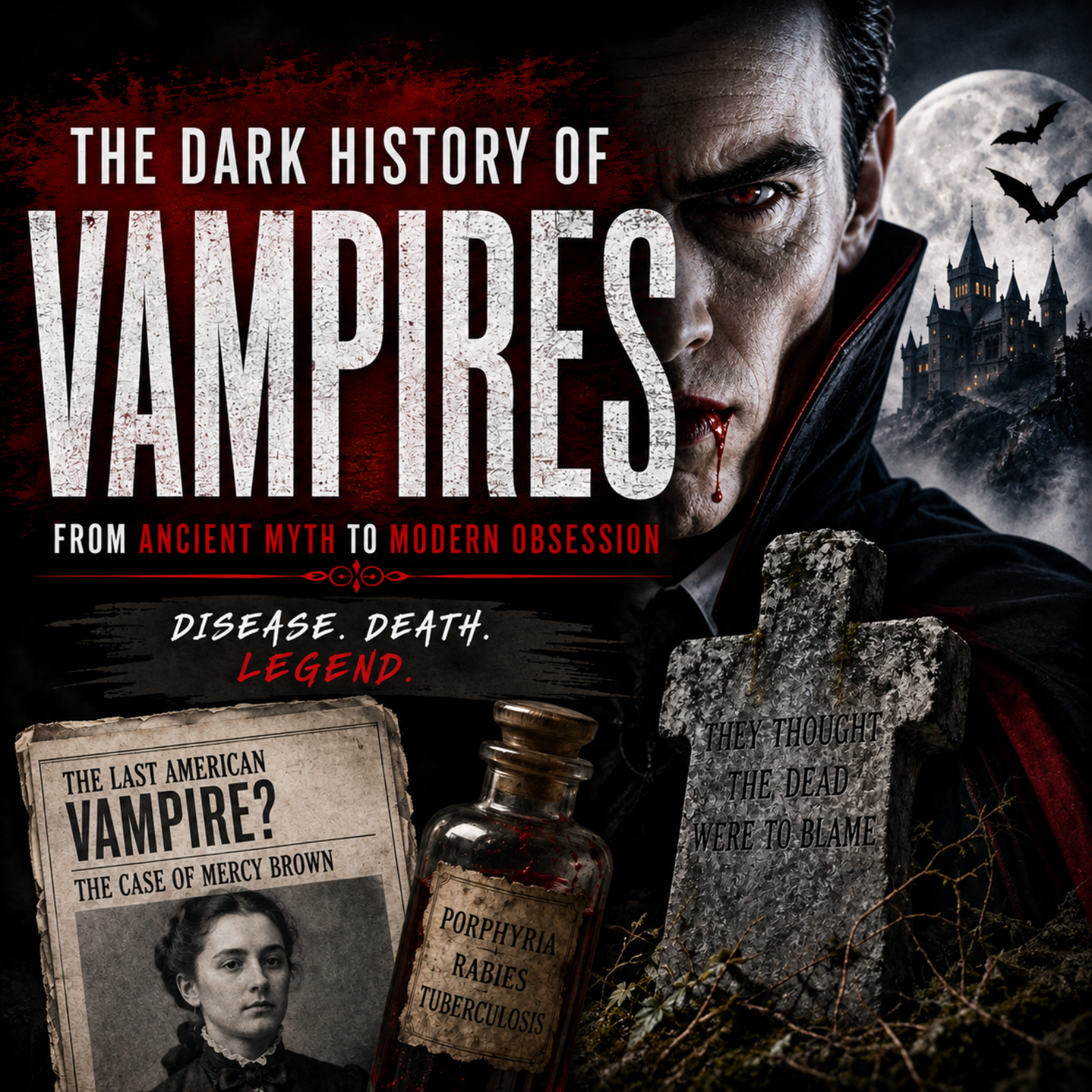The Dark History of Vampires: Dracula, Vlad the Impaler, Mercy Brown & The Origins of Vampire Myths